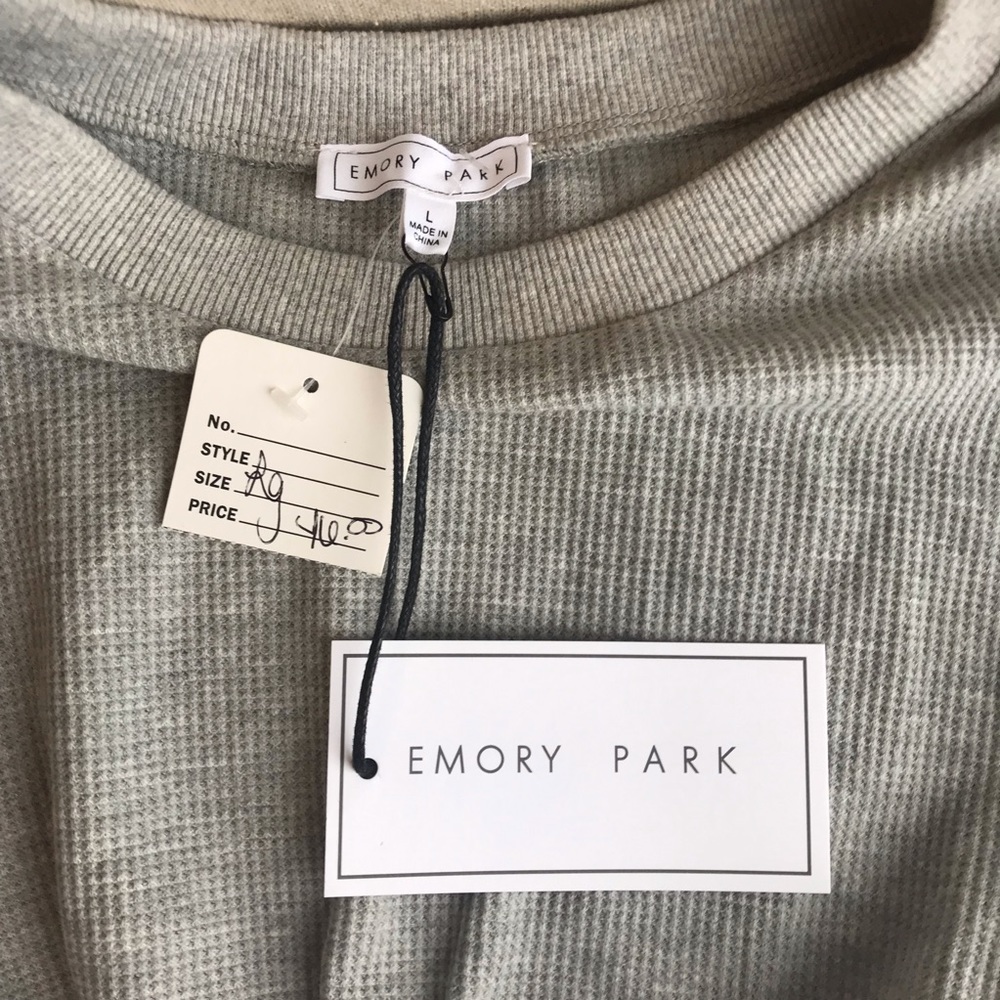 NWT Emory Park Gray Midi Dress, Size L - Picture 4 of 6